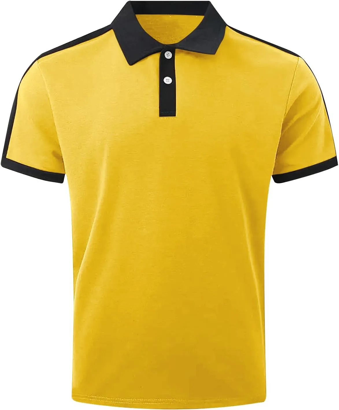 2024 Men's Retro Soft Polo Shirts Solid V Neck Short Sleeve Casual Polo T Shirt Block Slim Fit Golf Shirts with Pocket