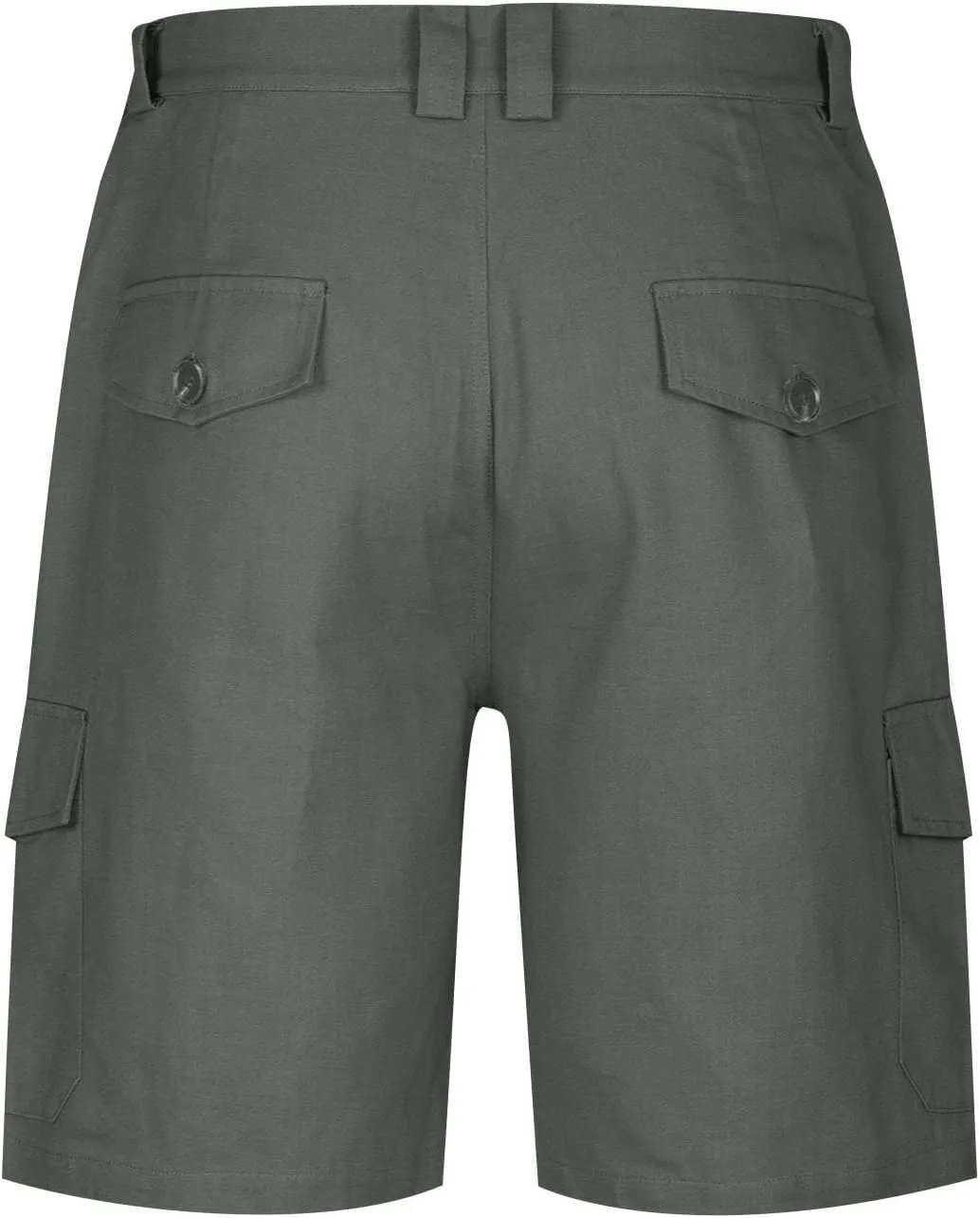 Athletic Cargo Shorts for Men Casual Lightweight Baggy Button Zipper Pants Loose Pockets Summer Beach Half Pants
