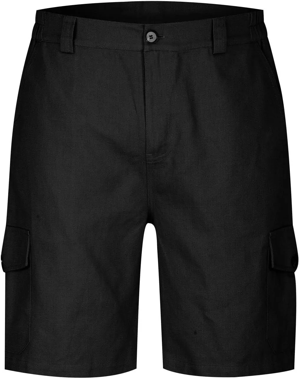 Athletic Cargo Shorts for Men Casual Lightweight Baggy Button Zipper Pants Loose Pockets Summer Beach Half Pants