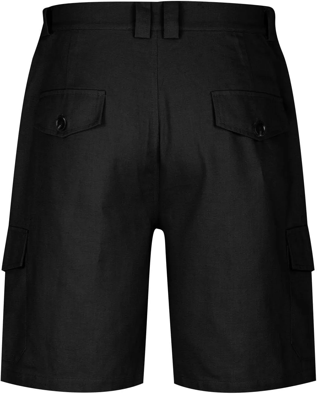 Athletic Cargo Shorts for Men Casual Lightweight Baggy Button Zipper Pants Loose Pockets Summer Beach Half Pants