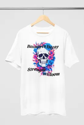 Beauty in Decay Strength in Bloom Women's Classic T-Shirt