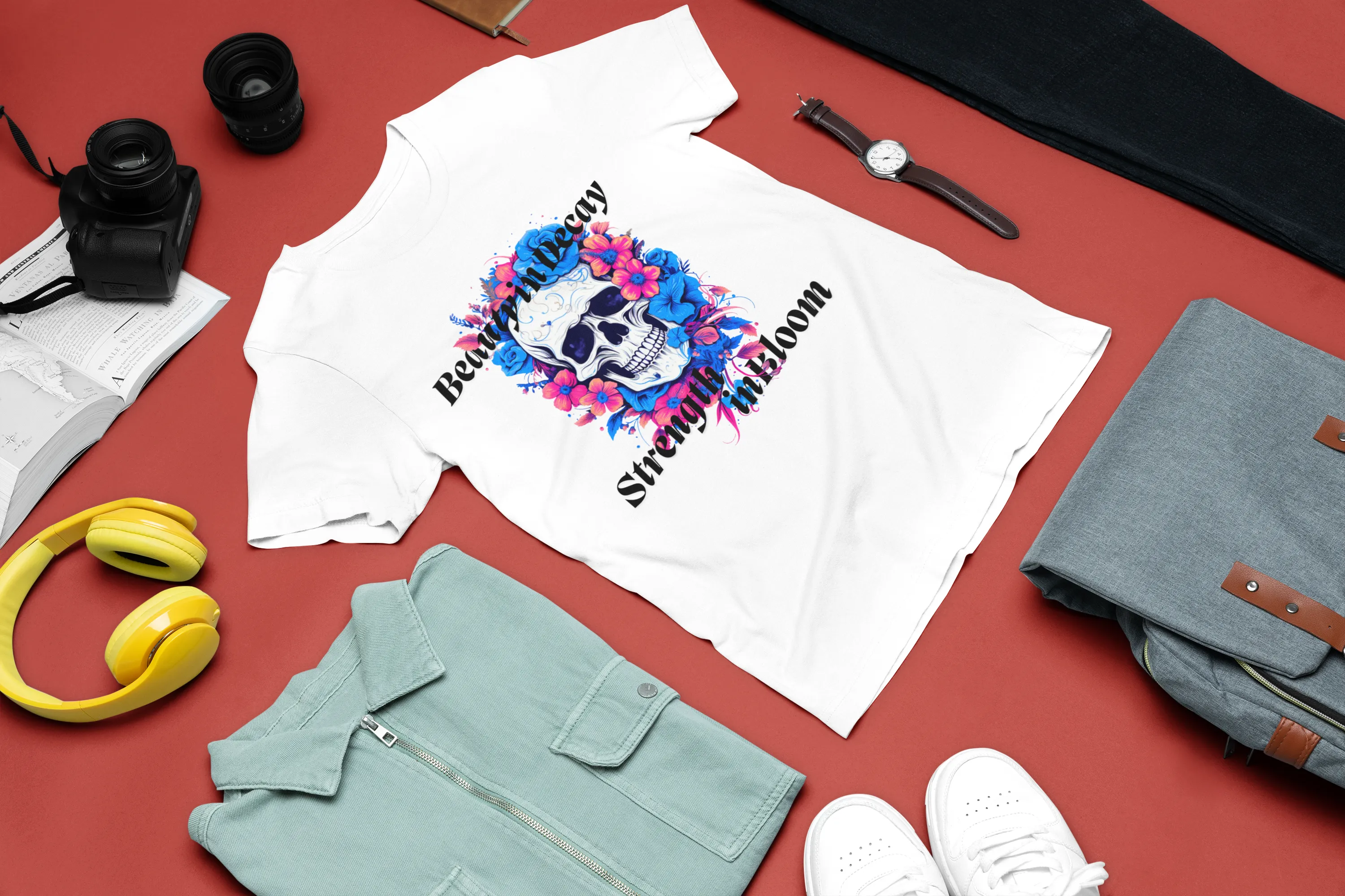 Beauty in Decay Strength in Bloom Women's Classic T-Shirt