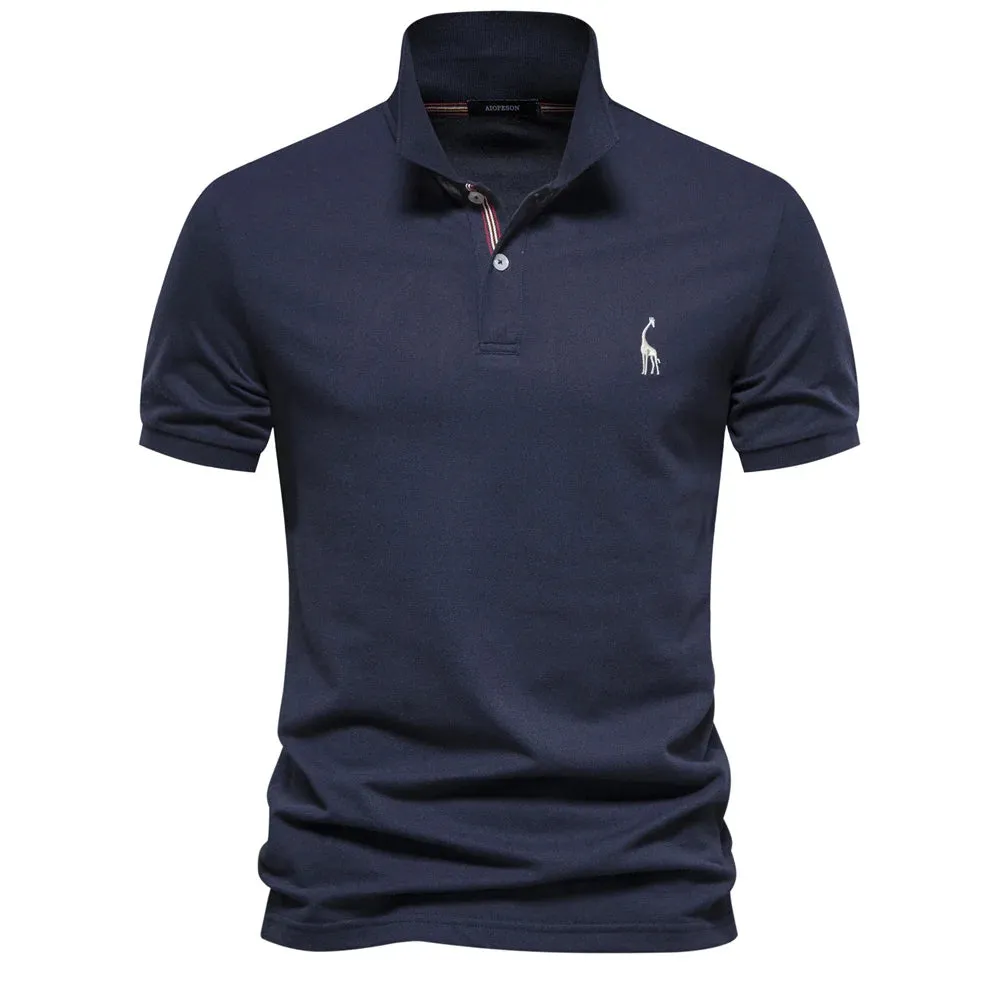 Brand Men's Polo Shirts Cotton Polo Shirts for Men Short Sleeve High Quantity Solid Polo Men New Summer Clothing