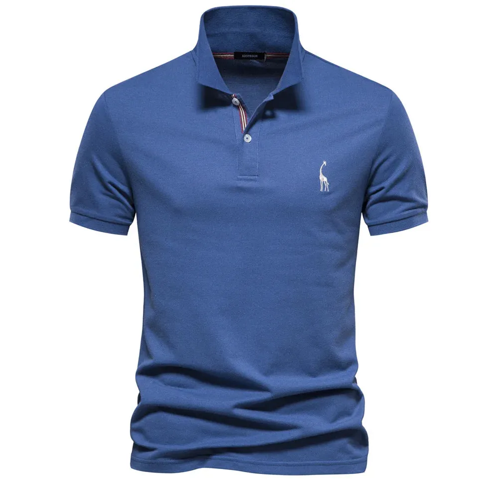 Brand Men's Polo Shirts Cotton Polo Shirts for Men Short Sleeve High Quantity Solid Polo Men New Summer Clothing