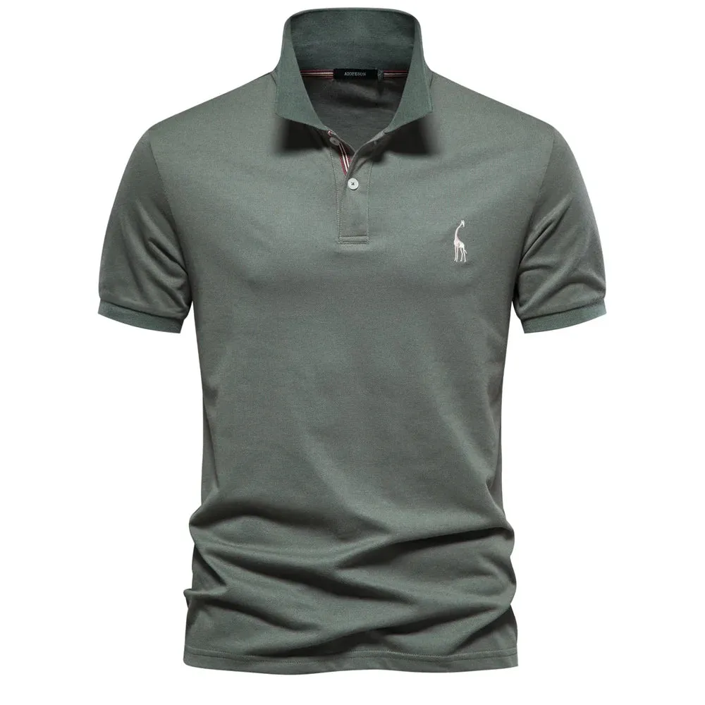 Brand Men's Polo Shirts Cotton Polo Shirts for Men Short Sleeve High Quantity Solid Polo Men New Summer Clothing