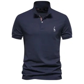 Brand Men's Polo Shirts Cotton Polo Shirts for Men Short Sleeve High Quantity Solid Polo Men New Summer Clothing