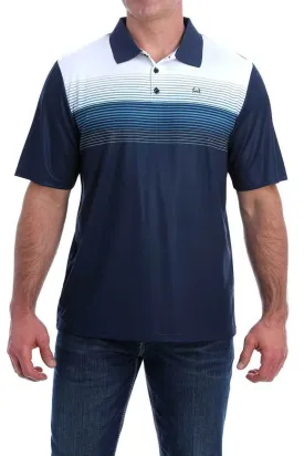 Cinch Mens Arena Flex Polo - Navy - MTK1824007