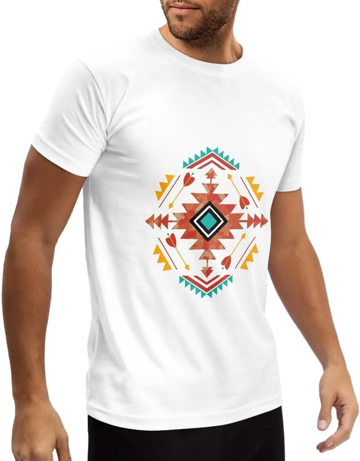 Cozeyat Men's T-Shirts Cotton Crew Neck Tees Short Sleeve Tee Shirts Size S - 5XL