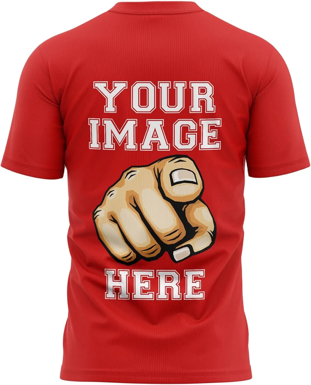 Custom Shirt for Men, ADD Your Image to Front and Back Printing, Customized Tshirts Design Your Own