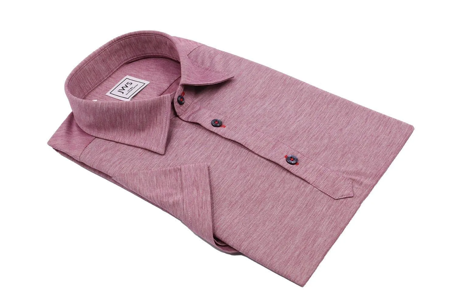 Dark Red Fine Pique Polo Shirt