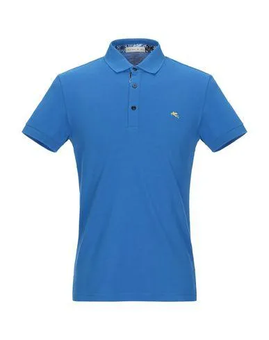 Etro Man Polo shirt Azure L INT