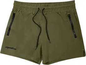 Gym Shorts Men Zipper Pockets Quick Dry Athletic Workout Basketball Running Shorts Lightweight 5 Inch Pants