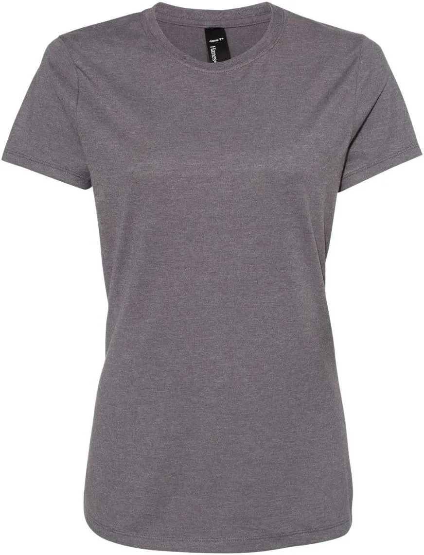 Hanes Women's Perfect-T Short-Sleeve T-Shirt, Womens Crewneck T-Shirt, Womens Short-Sleeve Cotton Tee