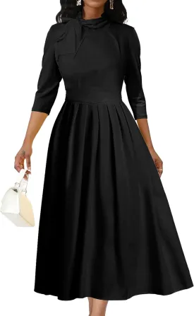 IbuduSexy Church Dresses for Women Maxi Dresses for Women 2025 Casual Office Dress African