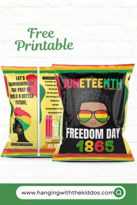 Juneeteenth Chip Bags
