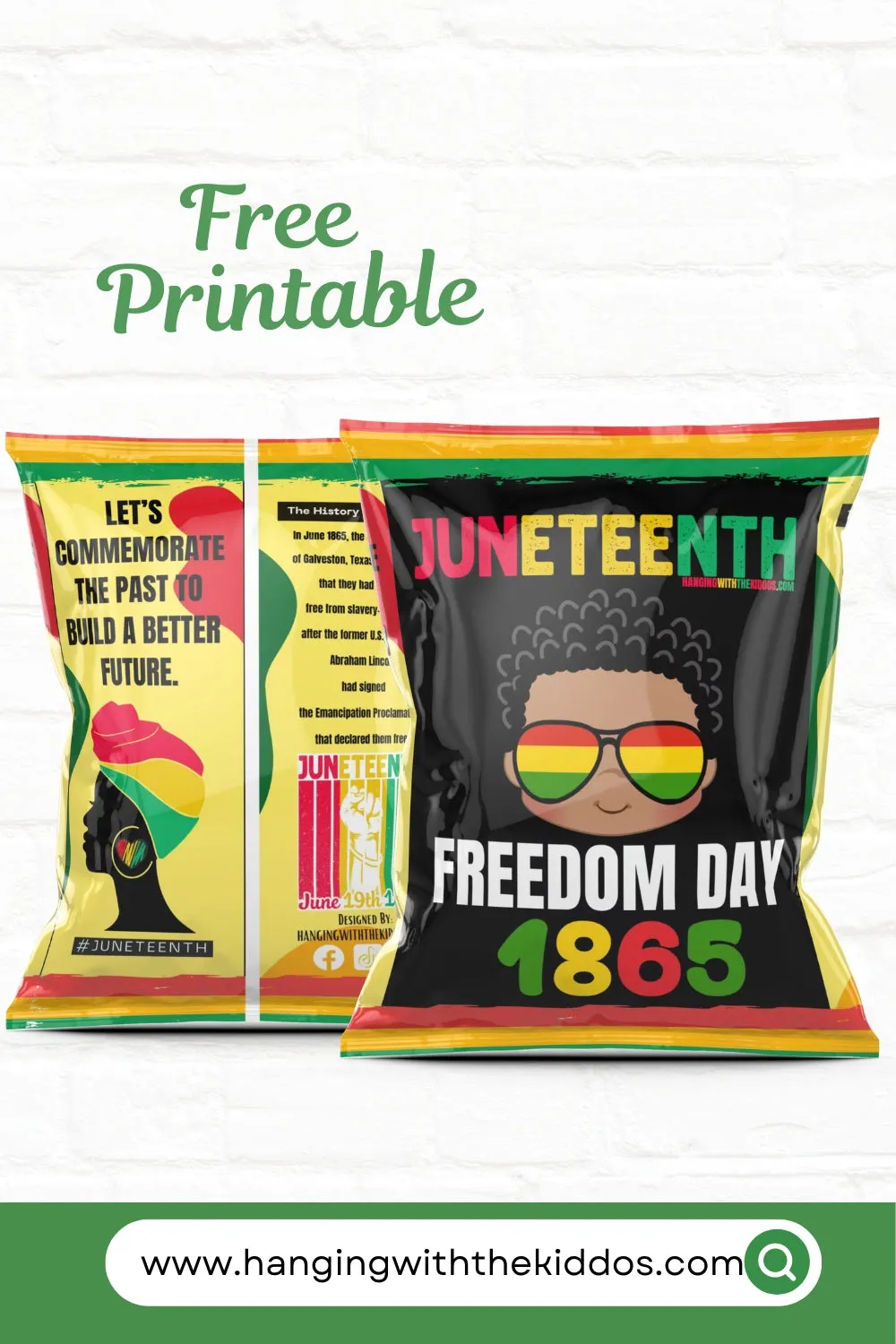 Juneeteenth Chip Bags