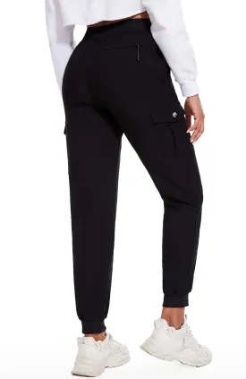 LadyJoy Cargo Pants Women Hiking Cargo Joggers for Women Lightweight Scrub Summer Pants with Pockets Golf Travel