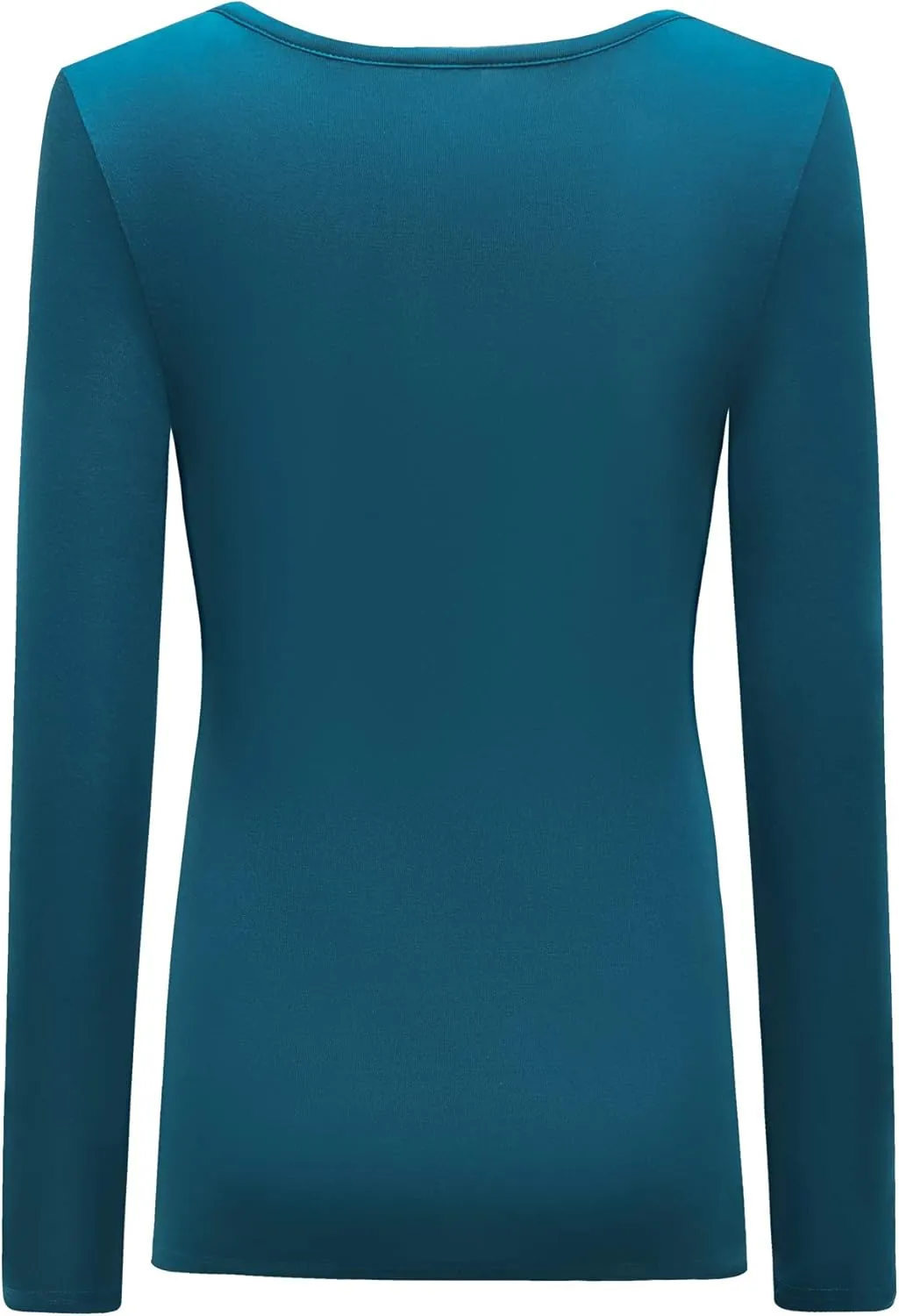 OThread & Co. Women's Long Sleeve T-Shirt V-Neck Basic Layer Stretchy Shirts