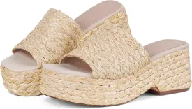 Platform Slip on Espadrille Sandals for Women Wedges Slides Bohemia Sandals Flatform Open Toe Beach Sandals