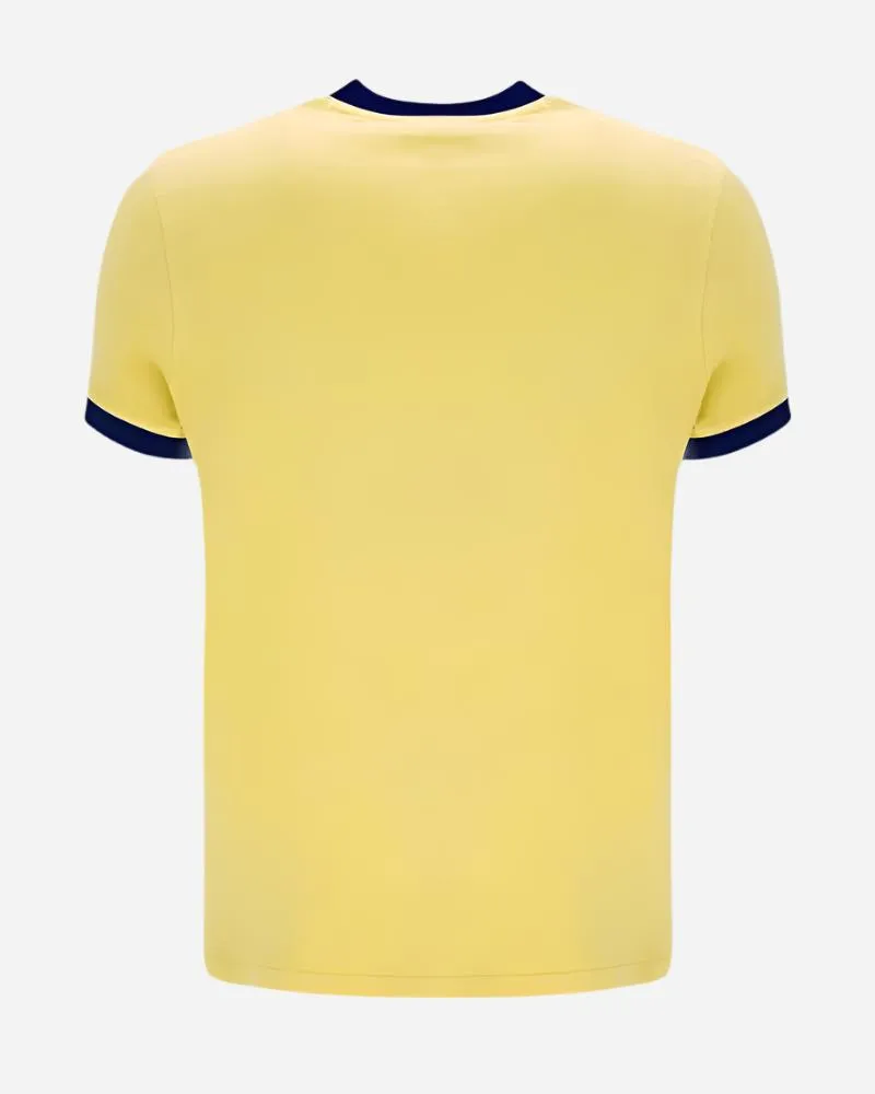Sergio Tacchini MASTER T Shirt Lemon Drop/Maritime Blue/White