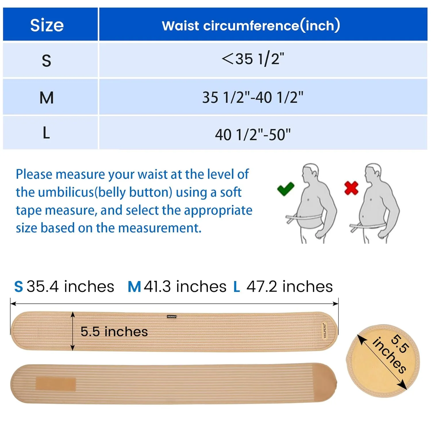 Umbilical Hernia Belt
