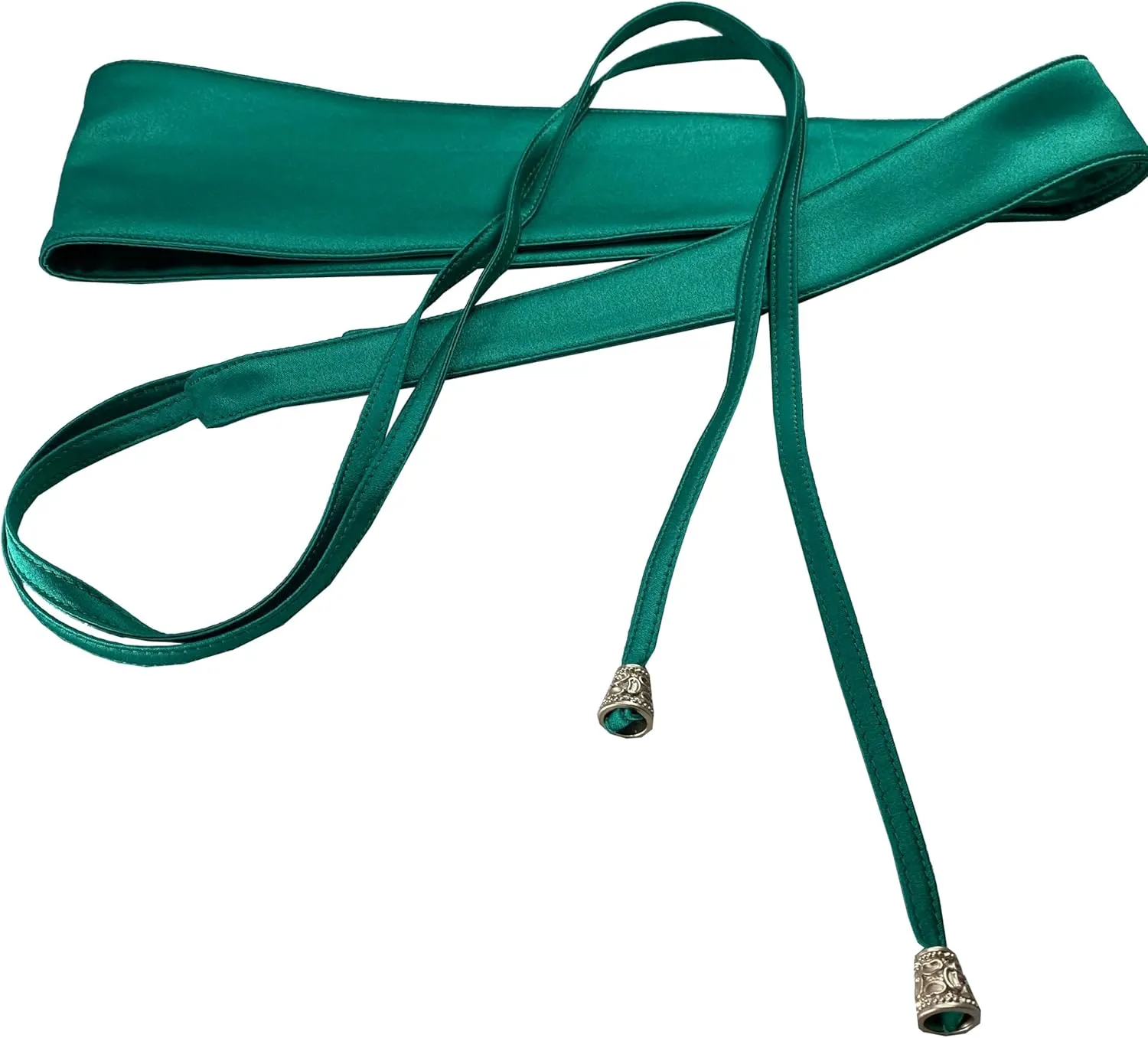 Woman Belt Strap Wide Waist Satin Obi For Dress Bowknot Self Tie Wrap Around Obi Waist Band Cinch Waist Belt