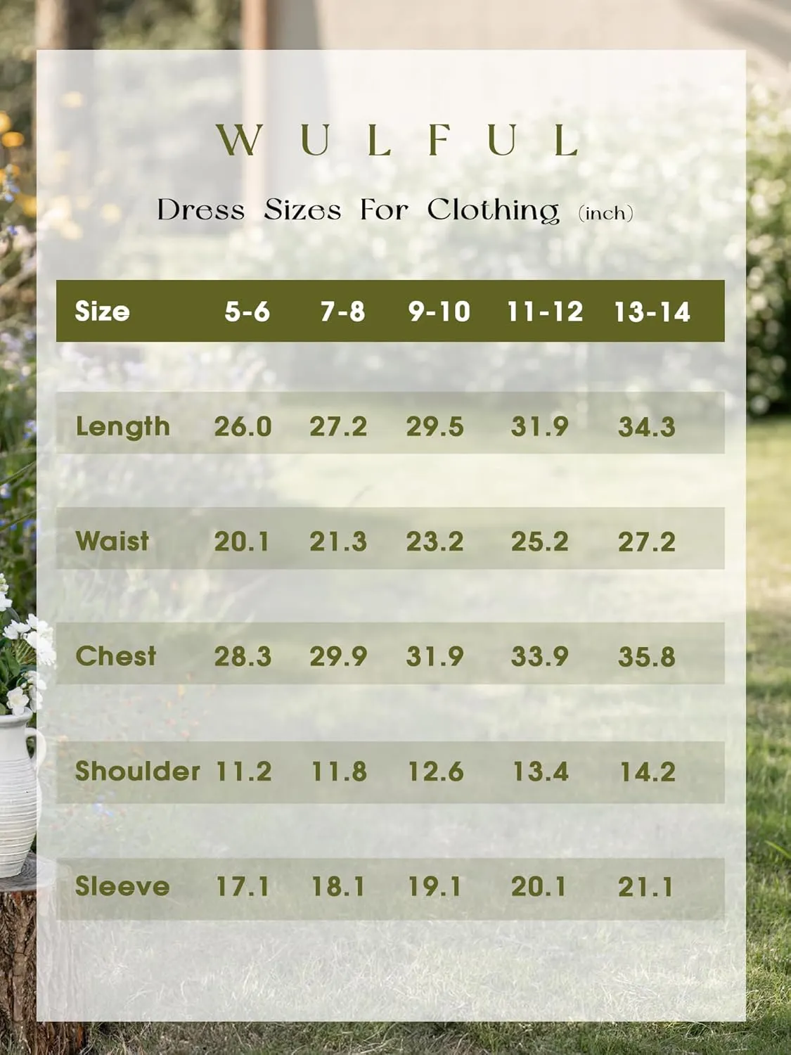 WULFUL Girls Long Sleeve Dress Flared Belted Fall Casual Party Dress A-line Swing 5-14 Years